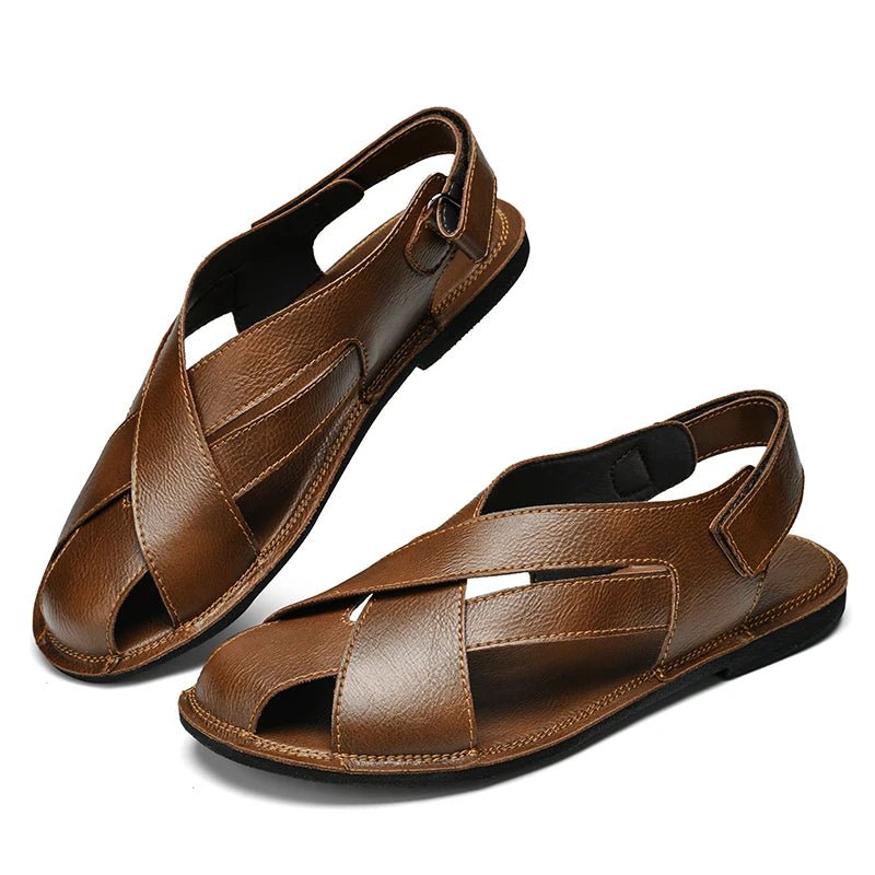 Sandales en Cuir pour Hommes Confortables "Le Nomade" - Restaur Cuirs