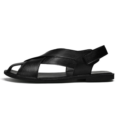 Sandales en Cuir pour Hommes Confortables "Le Nomade" - Restaur Cuirs