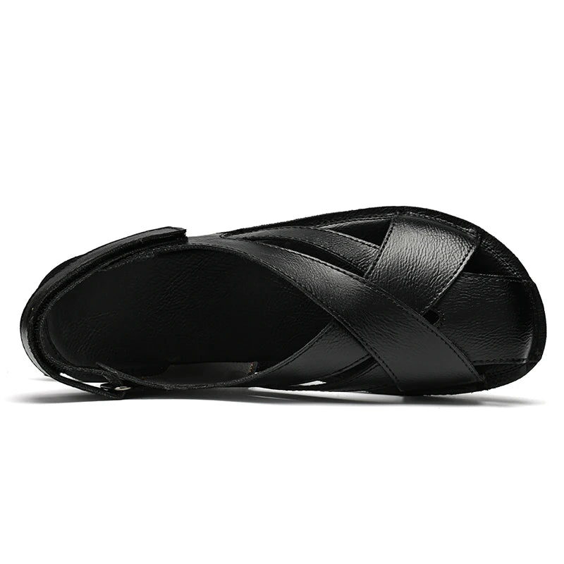 Sandales en Cuir pour Hommes Confortables "Le Nomade" - Restaur Cuirs