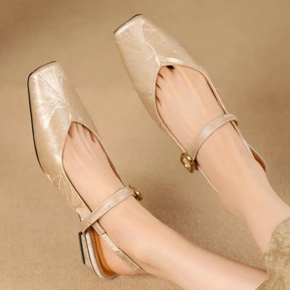 Sandales Femme élégantes en cuir "L'Envolée" - Restaur Cuirs