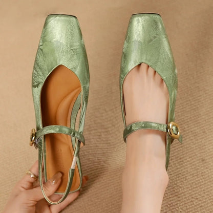 Sandales Femme élégantes en cuir "L'Envolée" - Restaur Cuirs
