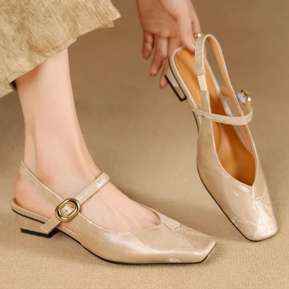 Sandales Femme élégantes en cuir "L'Envolée" - Restaur Cuirs
