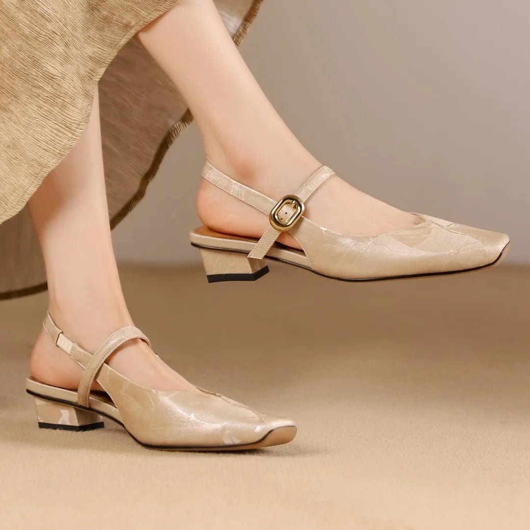 Sandales Femme élégantes en cuir "L'Envolée" - Restaur Cuirs
