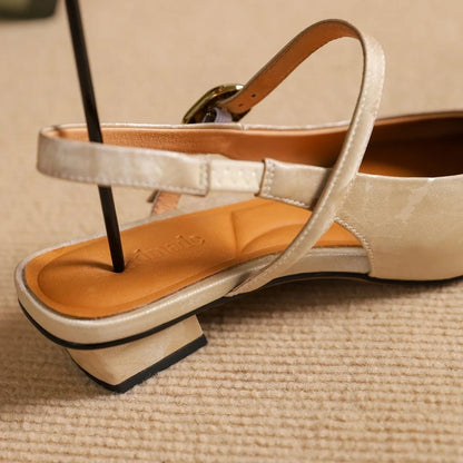 Sandales Femme élégantes en cuir "L'Envolée" - Restaur Cuirs