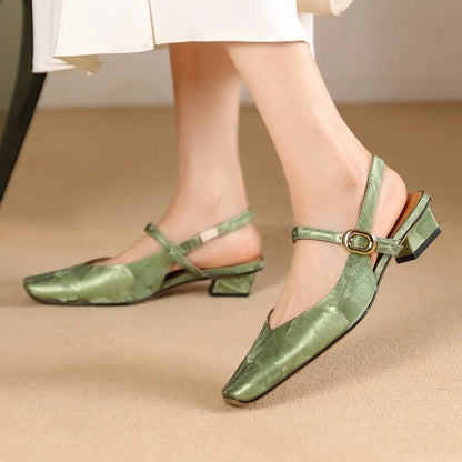Sandales Femme élégantes en cuir "L'Envolée" - Restaur Cuirs