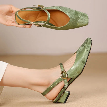 Sandales Femme élégantes en cuir "L'Envolée" - Restaur Cuirs