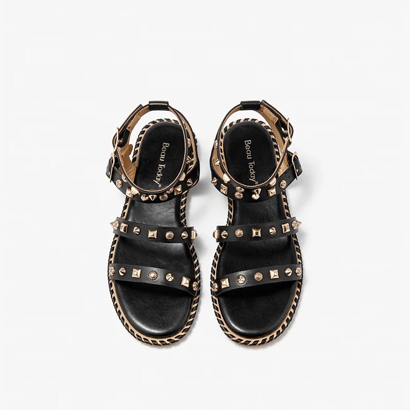 Sandales Femme en Cuir Élégant "La Coquette" - Restaur Cuirs