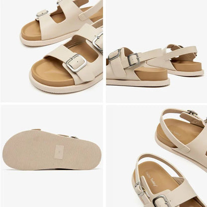 Sandales Femme en cuir élégantes "La Charmante" - Restaur Cuirs