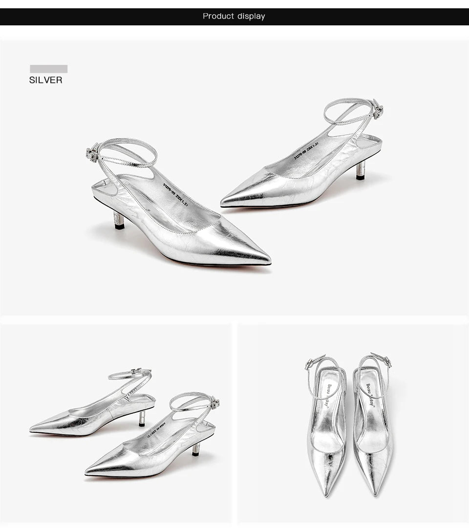 Sandales Femme en cuir élégantes - "La Éclatante" - Restaur Cuirs