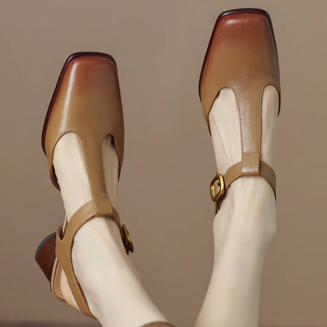 Sandales Femme en Cuir Élégantes "La Perle" - Restaur Cuirs