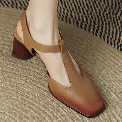 Sandales Femme en Cuir Élégantes "La Perle" - Restaur Cuirs