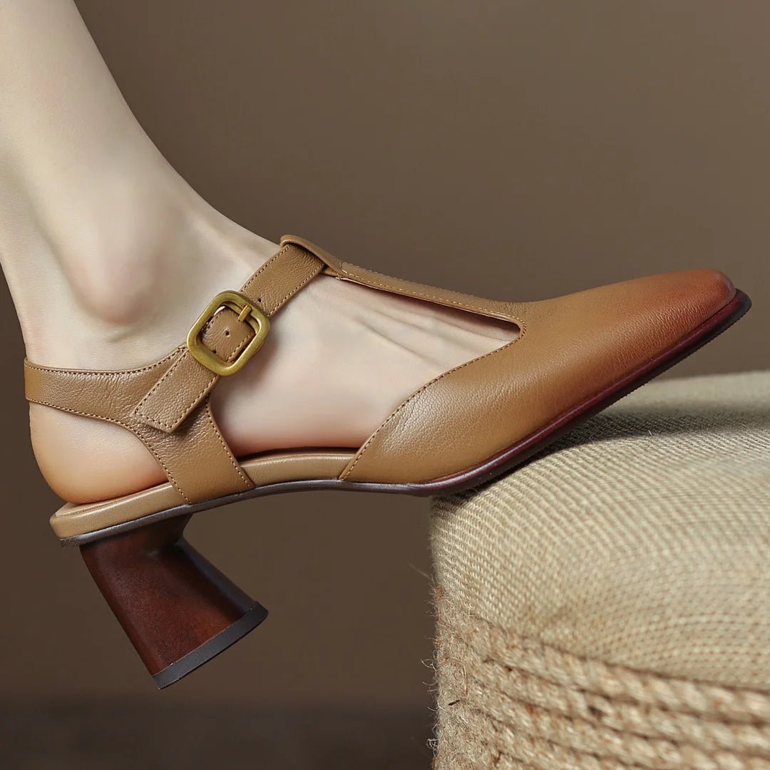 Sandales Femme en Cuir Élégantes "La Perle" - Restaur Cuirs