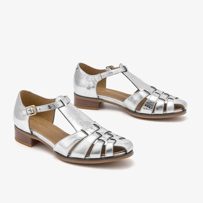 Sandales Femme en cuir verni "L'Impériale" - Restaur Cuirs
