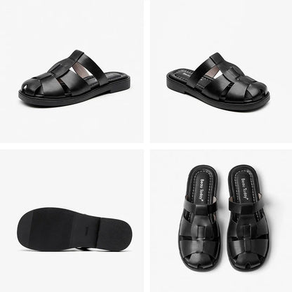 Sandales Femme Gladiateur en Cuir "La Conquérante" - Restaur Cuirs