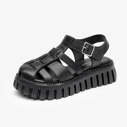 Sandales Femme Gladiateur en Cuir "La Gladiatrice" - Restaur Cuirs