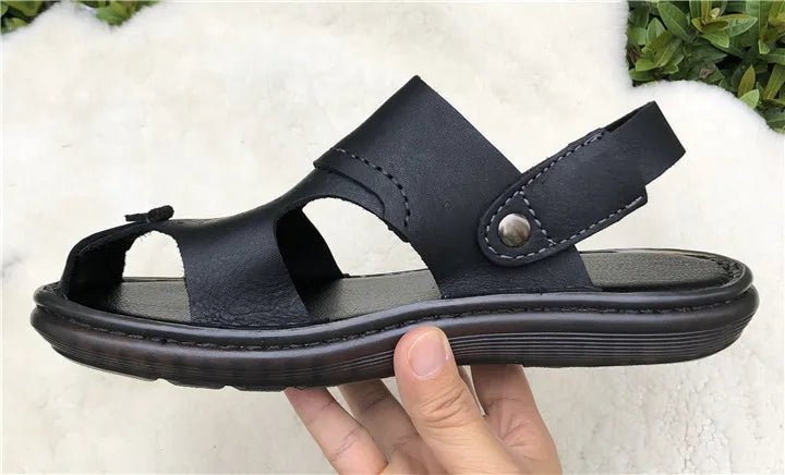 Sandales Homme Cuir Confortables "Le Conquérant"