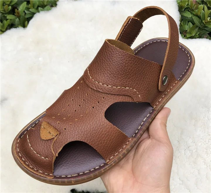 Sandales Homme Cuir Confortables "Le Conquérant"