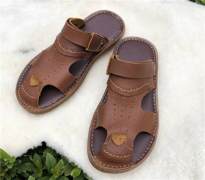 Sandales Homme Cuir Confortables "Le Conquérant"