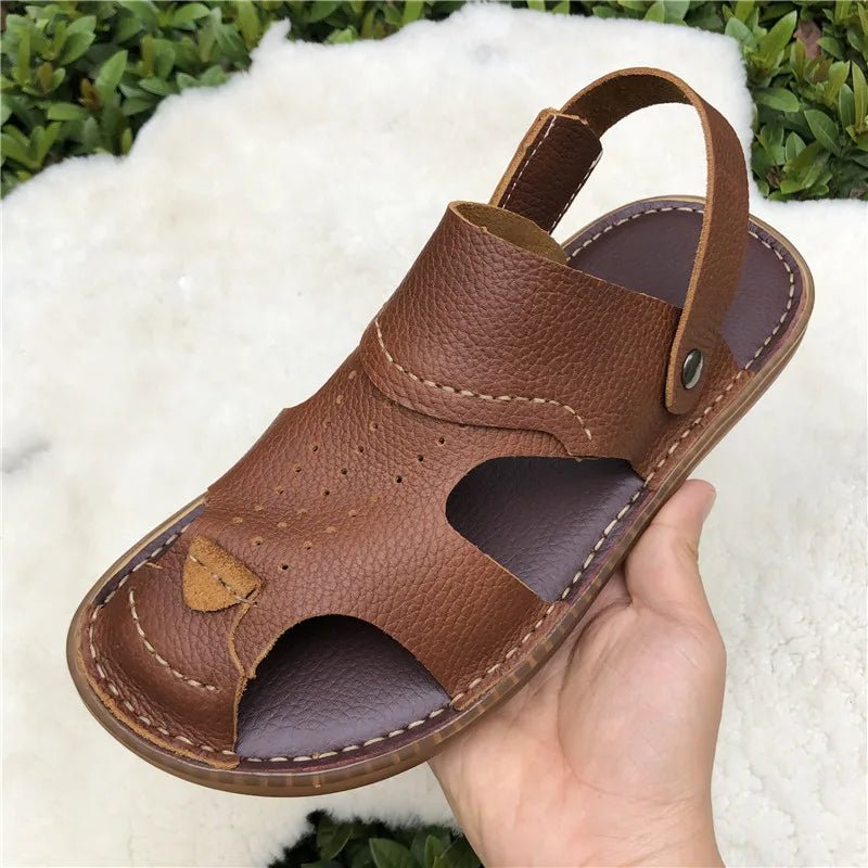Sandales Homme Cuir Confortables "Le Conquérant"
