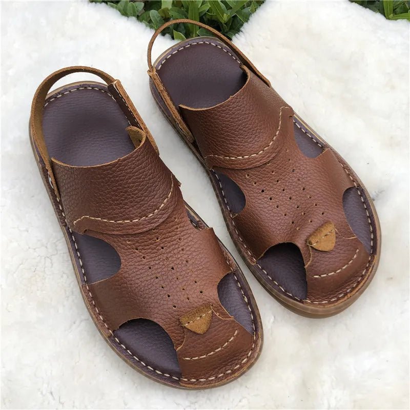 Sandales Homme Cuir Confortables "Le Conquérant"