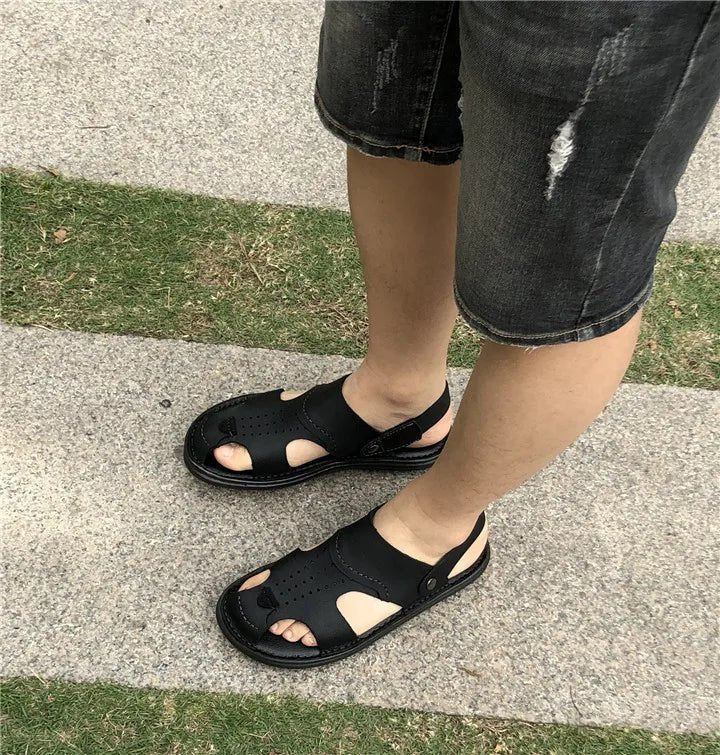 Sandales Homme Cuir Confortables "Le Conquérant"