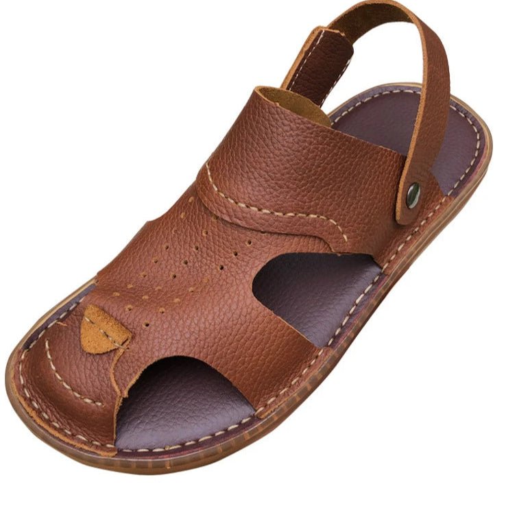 Sandales Homme Cuir Confortables "Le Conquérant"