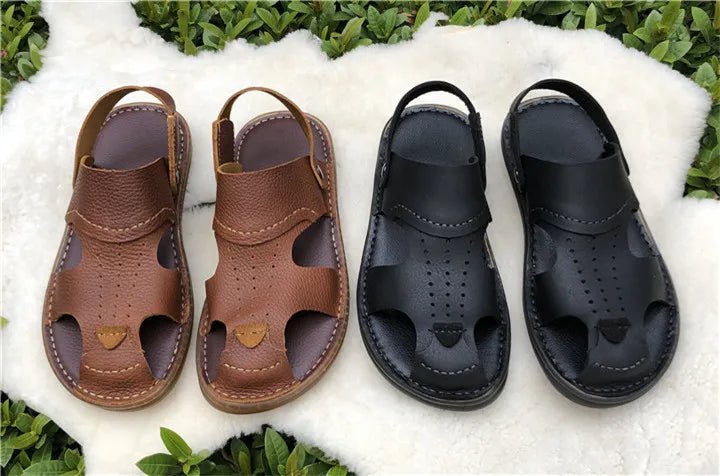 Sandales Homme Cuir Confortables "Le Conquérant"