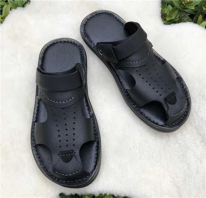 Sandales Homme Cuir Confortables "Le Conquérant"