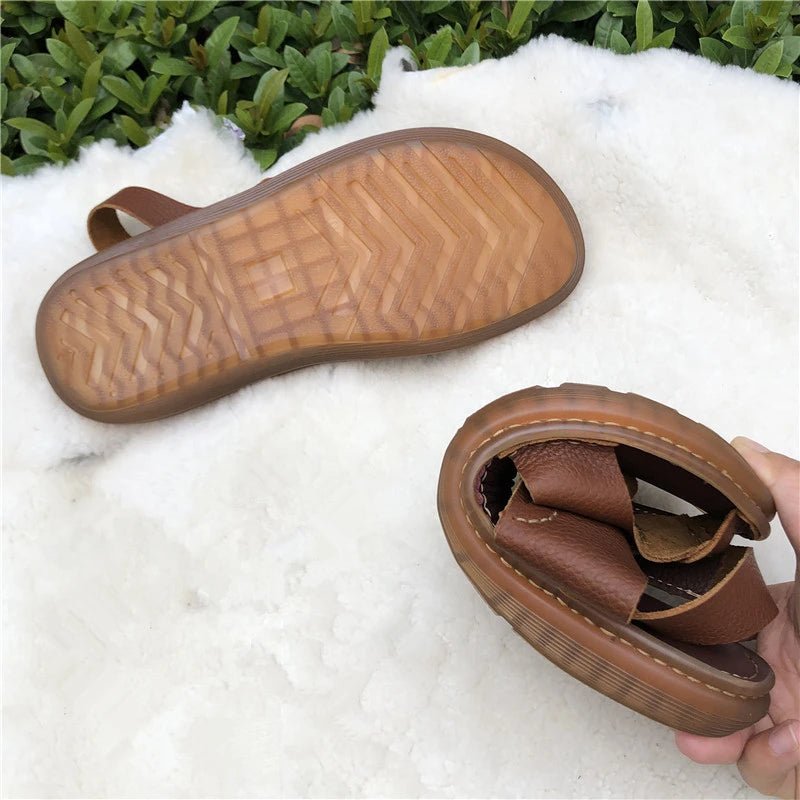 Sandales Homme Cuir Confortables "Le Conquérant"