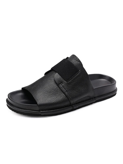 Sandales Homme Cuir Confortables "Le Flot Bleu"