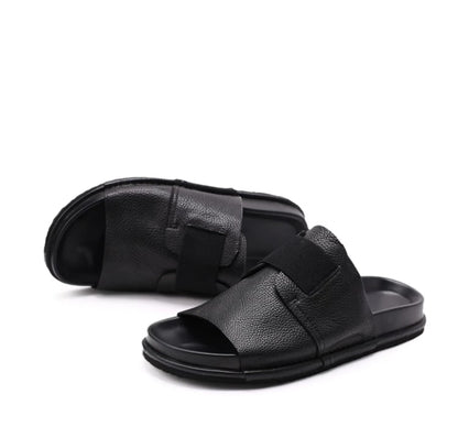 Sandales Homme Cuir Confortables "Le Flot Bleu"