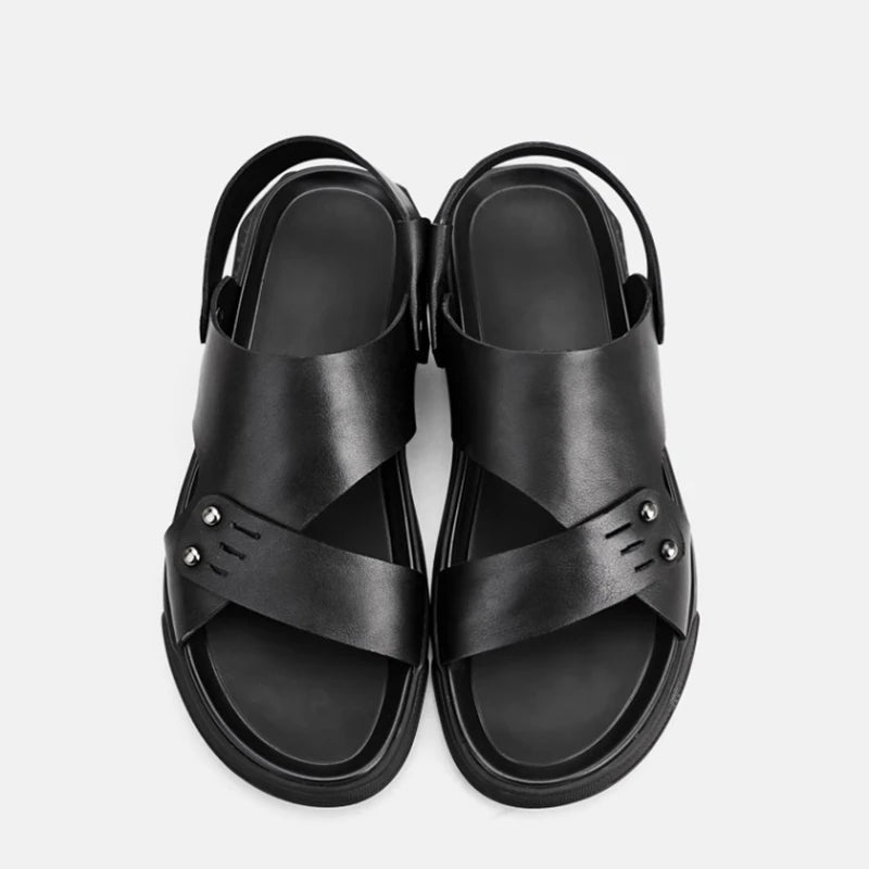 Sandales Homme Cuir Confortables "Le Randonneur"