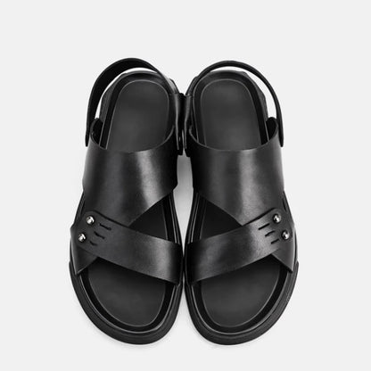 Sandales Homme Cuir Confortables "Le Randonneur"