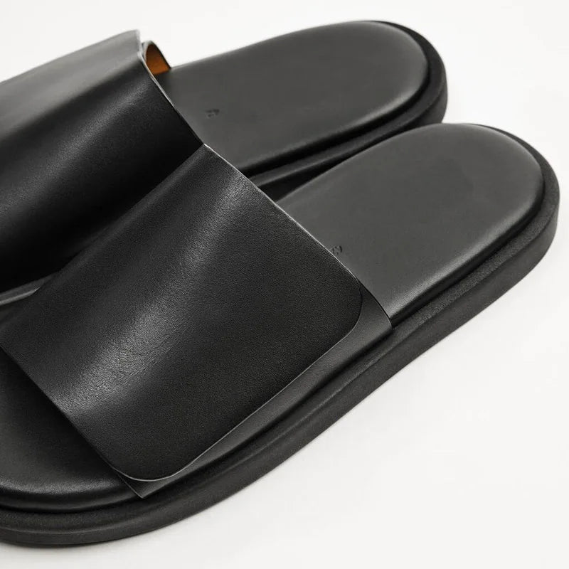 Sandales Homme Cuir Élégantes 'Le Confiant'