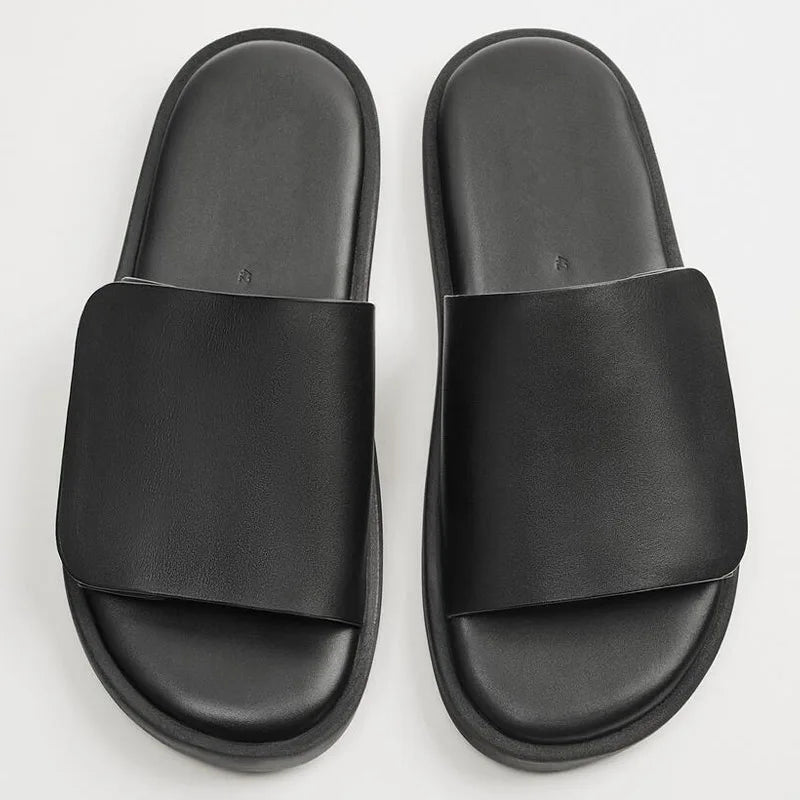 Sandales Homme Cuir Élégantes 'Le Confiant'