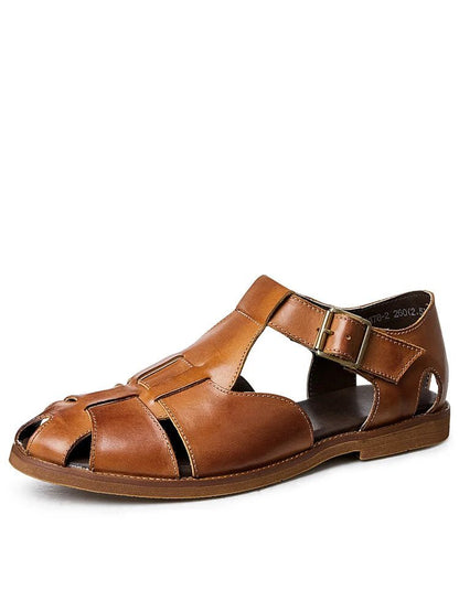 Sandales Homme Cuir Élégantes "Le Hédoniste"