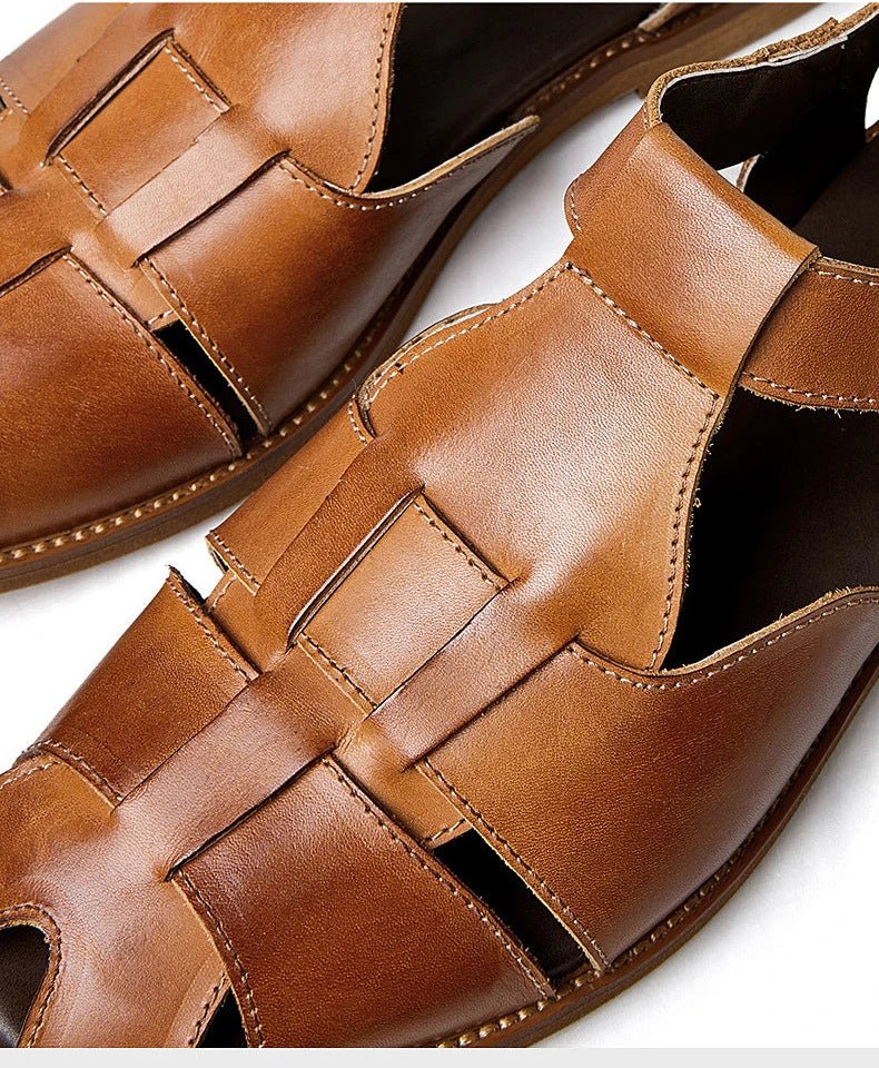 Sandales Homme Cuir Élégantes "Le Hédoniste"