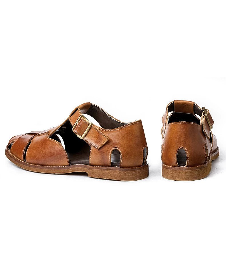 Sandales Homme Cuir Élégantes "Le Hédoniste"