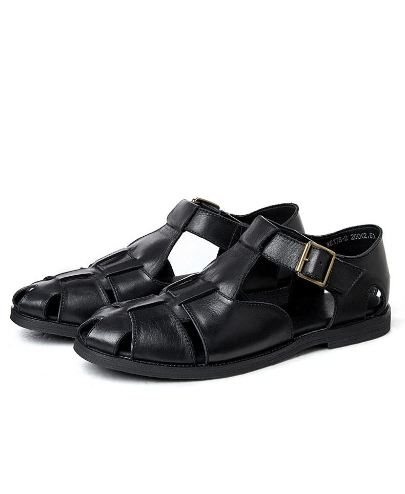 Sandales Homme Cuir Élégantes "Le Hédoniste"