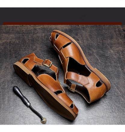 Sandales Homme Cuir Élégantes "Le Hédoniste"