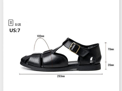 Sandales Homme Cuir Élégantes "Le Hédoniste"