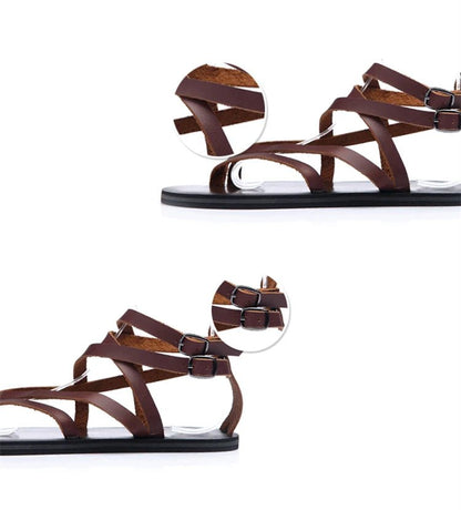 Sandales Homme Cuir élégantes "Le Prometheus"