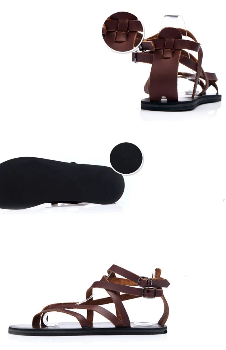 Sandales Homme Cuir élégantes "Le Prometheus"