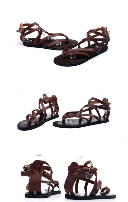 Sandales Homme Cuir élégantes "Le Prometheus"