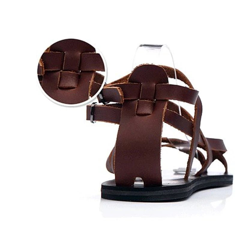 Sandales Homme Cuir élégantes "Le Prometheus"