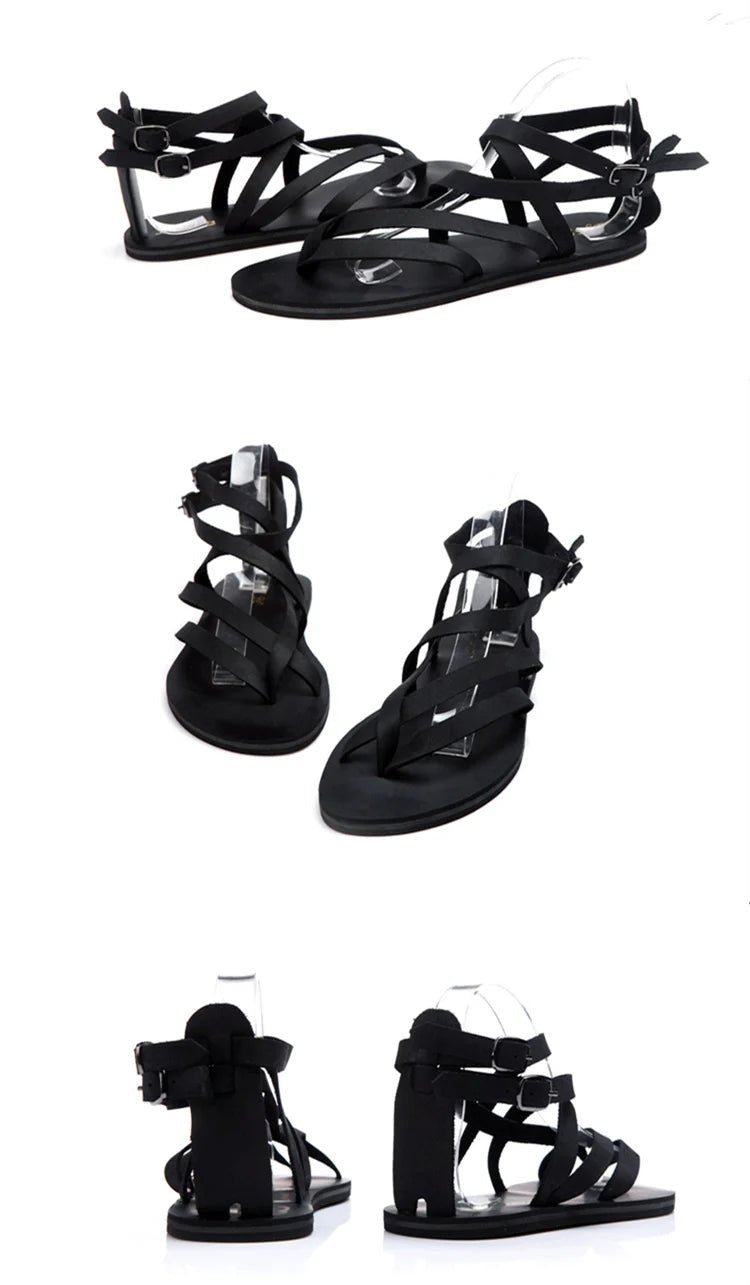 Sandales Homme Cuir élégantes "Le Prometheus"