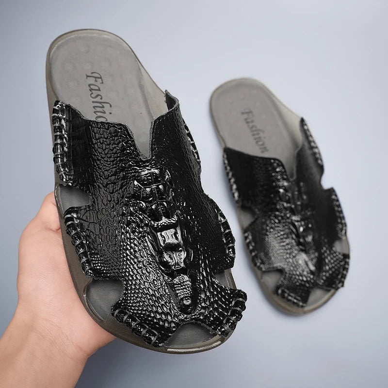 Sandales Homme Cuir élégantes "Le Raffiné"