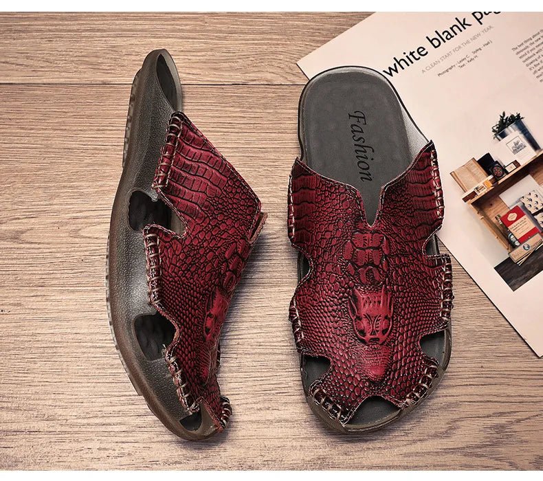 Sandales Homme Cuir élégantes "Le Raffiné"