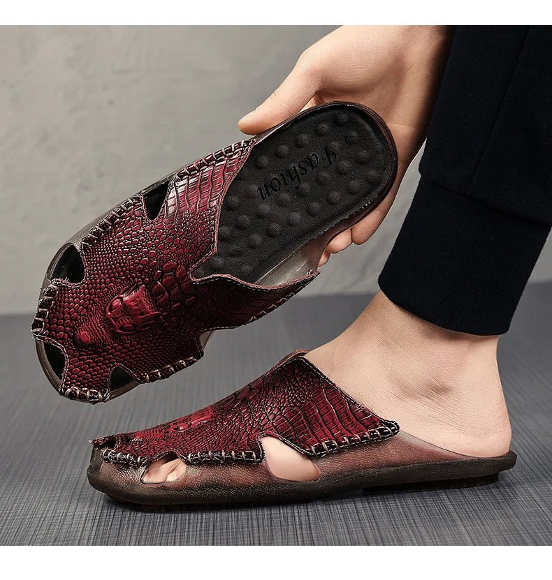 Sandales Homme Cuir élégantes "Le Raffiné"
