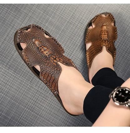 Sandales Homme Cuir élégantes "Le Raffiné"